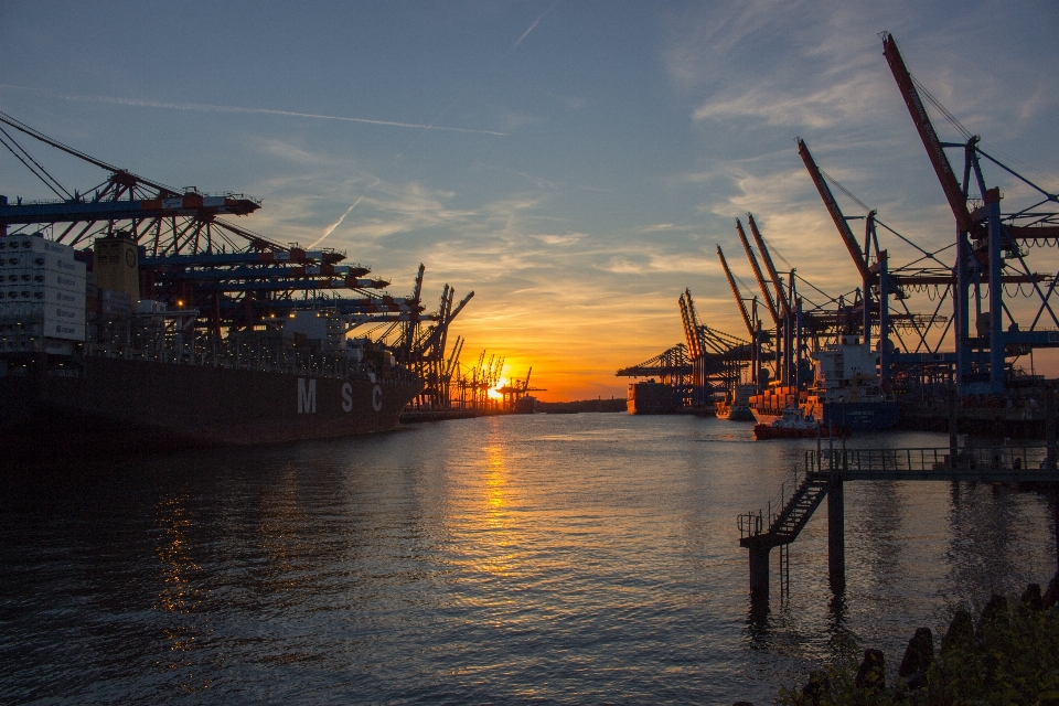 Sea coast water dock