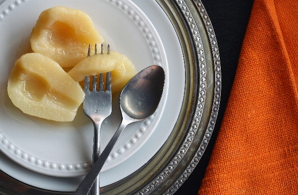 Table fork fruit sweet Photo