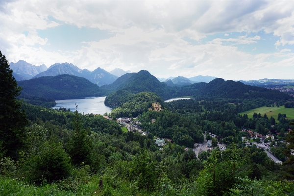 風景 ウォーキング 山 建築 写真