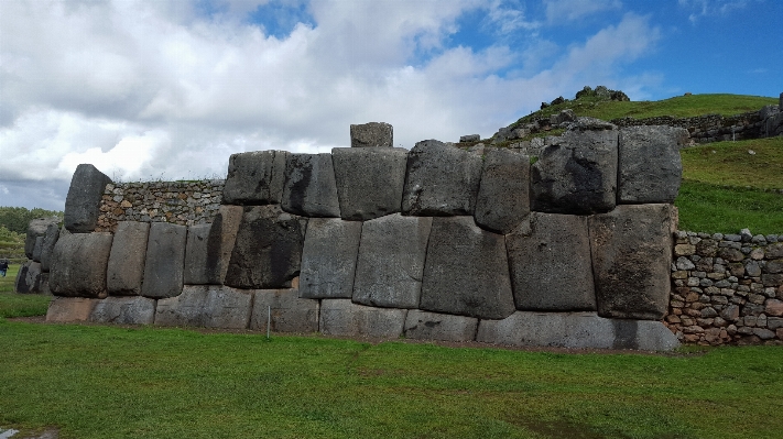 Rock mountain building wall Photo