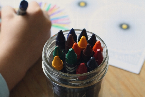 Hand book creative kid Photo