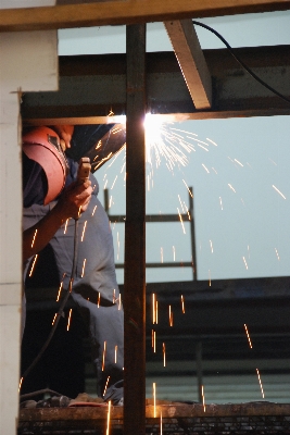 Wood window spark ceiling Photo