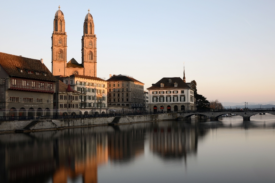 Acqua architettura tramonto ponte