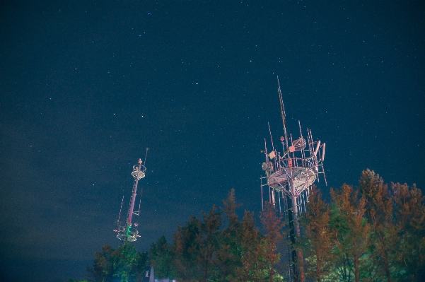 Sky night star tower Photo