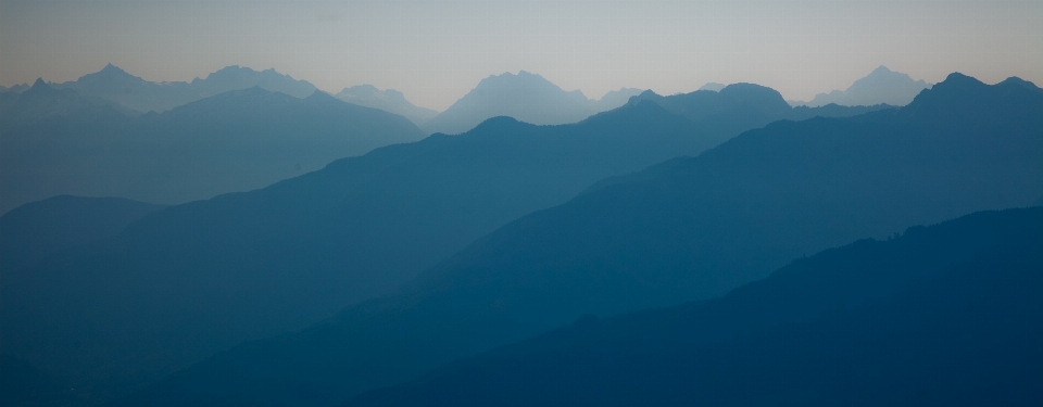 Paesaggio natura orizzonte silhouette