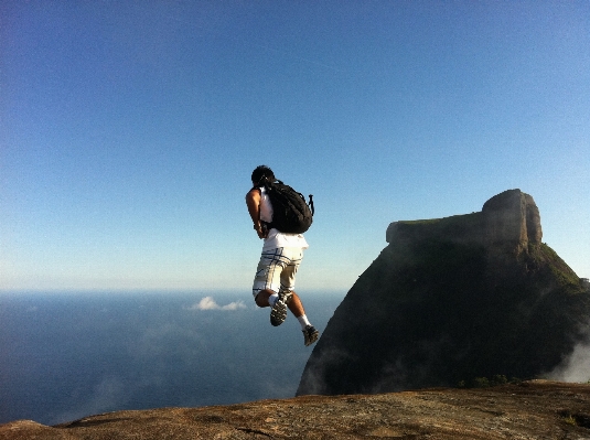 海 rock 山 空 写真