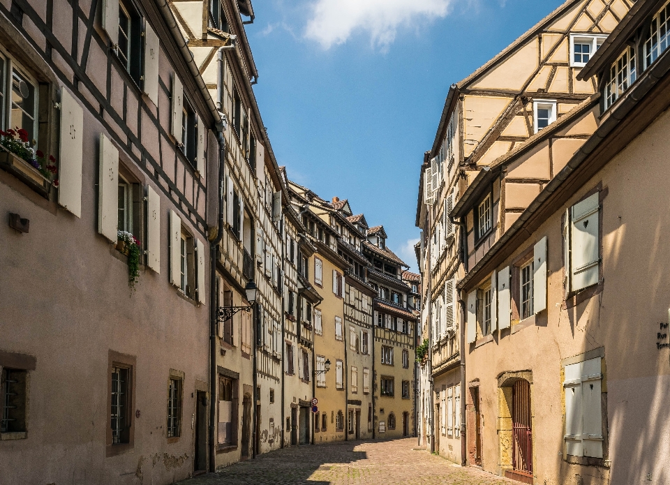 Die architektur straße stadt gasse