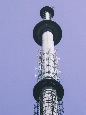 Mobile tower communication blue Photo