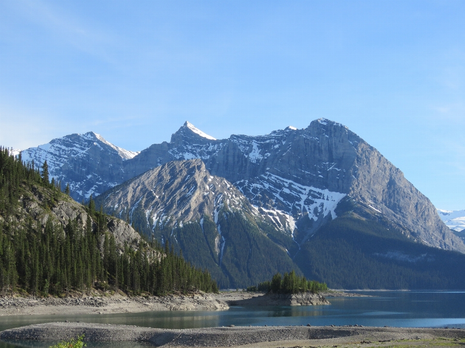 Nature wilderness mountain lake