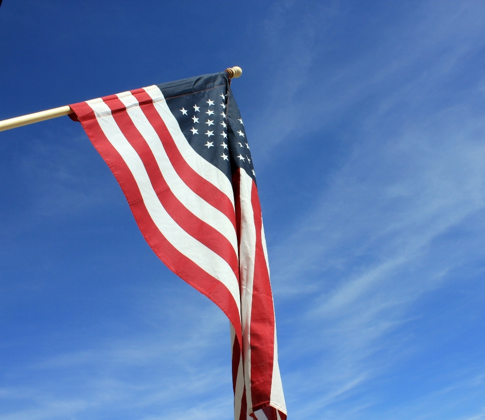 Weiss land rot flagge