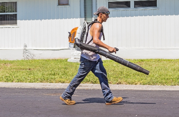 Foto Prato macchinari lavoratore giardinaggio