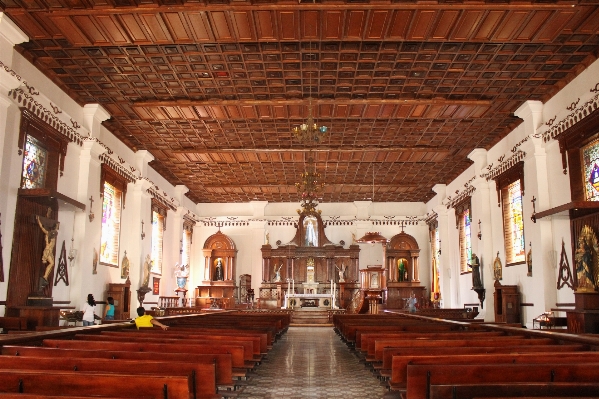 Foto Arquitetura madeira interior prédio