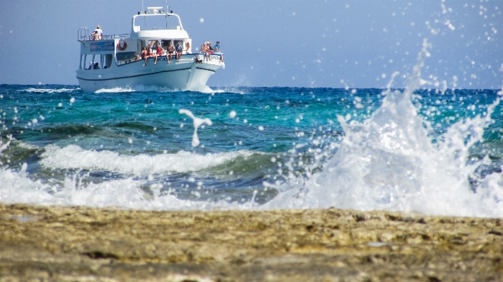 海 海洋 ボート 波 写真