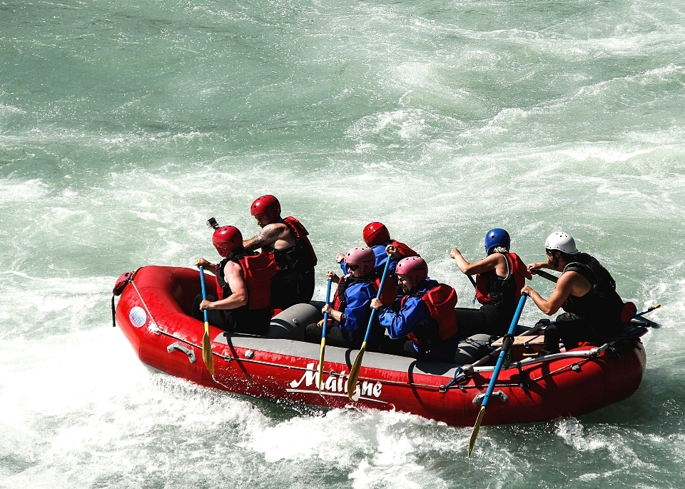 Group sport boat adventure