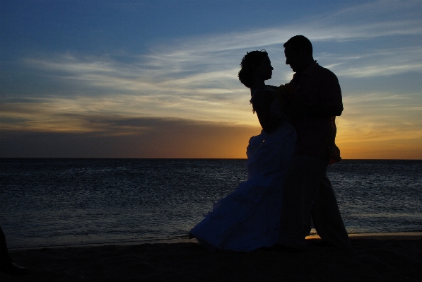 Foto Pantai laut pesisir cakrawala