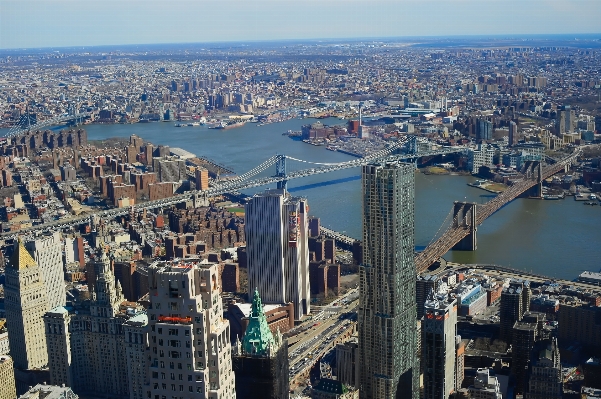 Horizon bridge skyline photography Photo