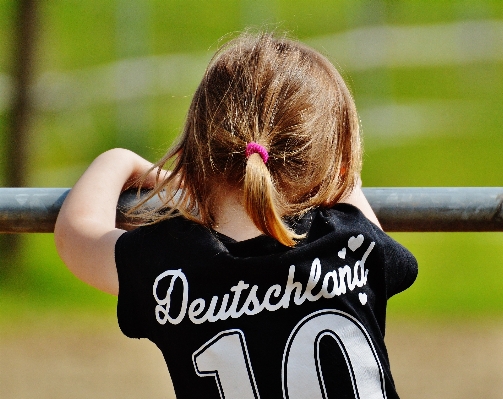 Nature girl baseball play Photo