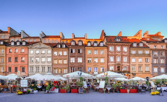 Die architektur himmel straße stadt Foto