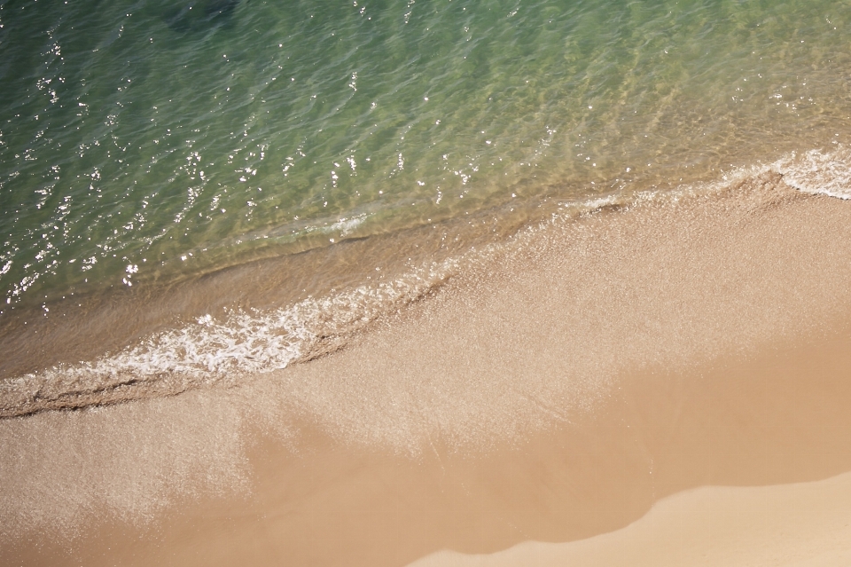 Hand beach sea coast