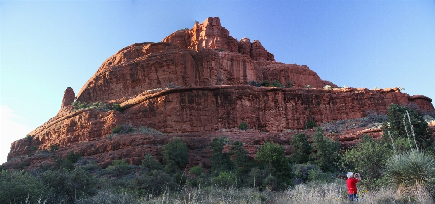 Rock mountain desert valley Photo