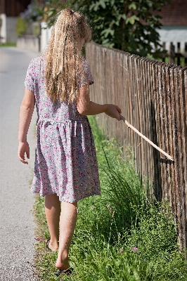 Nature person fence girl Photo