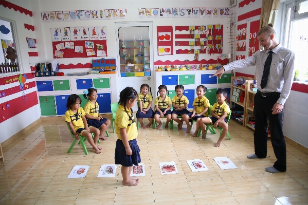 Foto Permainan kelas anak-anak belajar