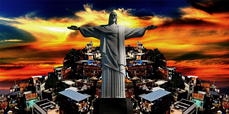 Hill rio de janeiro christ carioca Photo