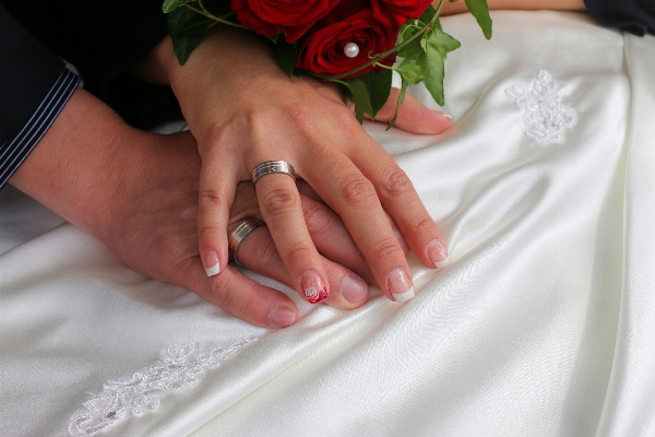 Hand flower petal leg Photo