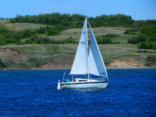 Water nature boat lake Photo