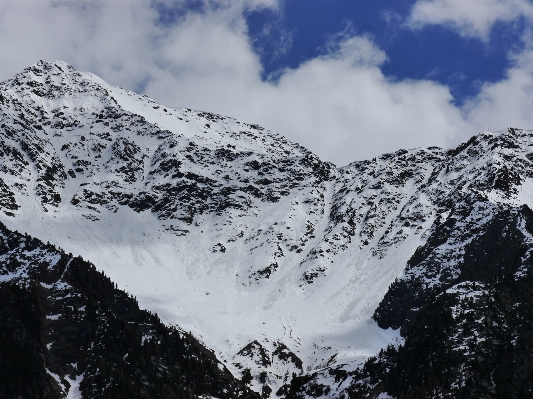 風景 自然 山 雪 写真