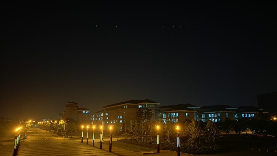 Landscape light sky night