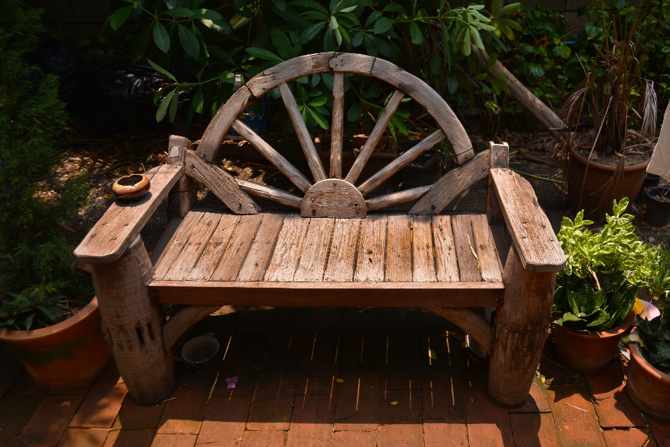 Table nature wood bench