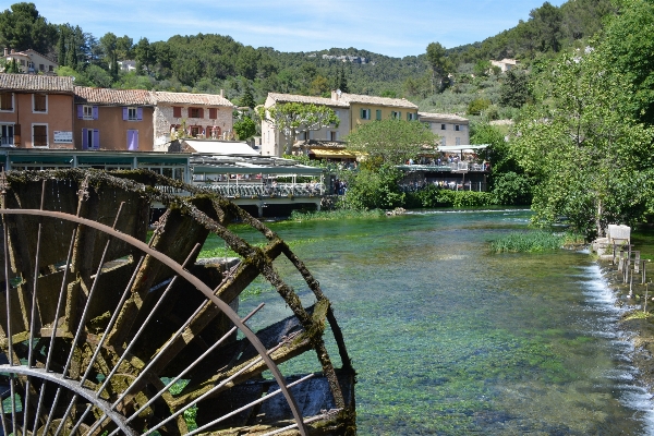 View river canal village Photo