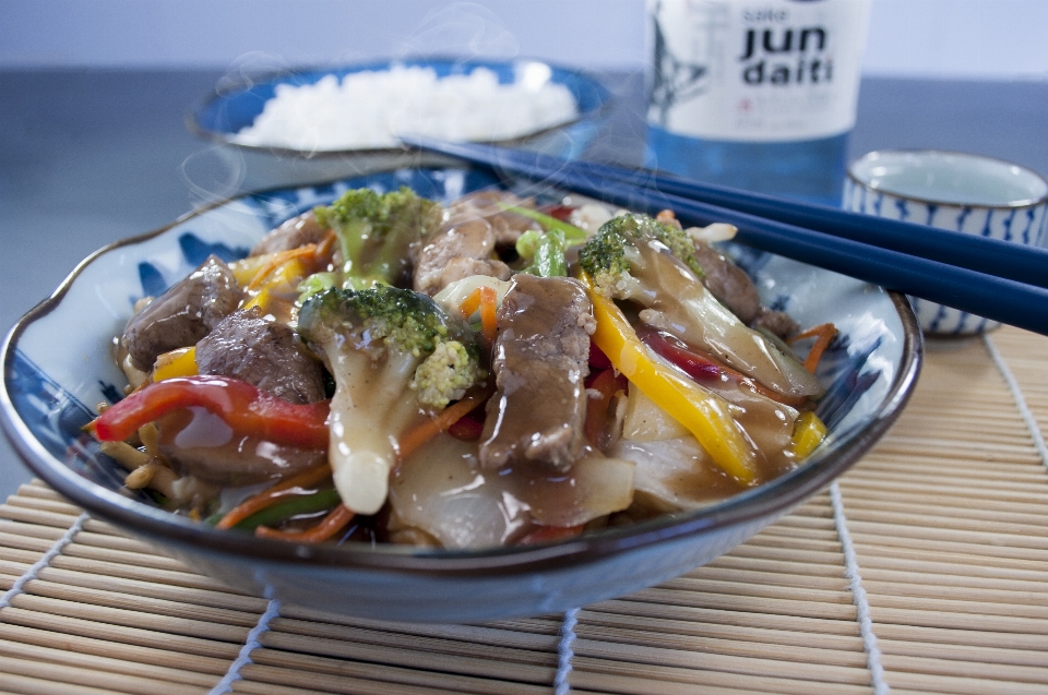 餐厅 盘子 一顿饭 食物