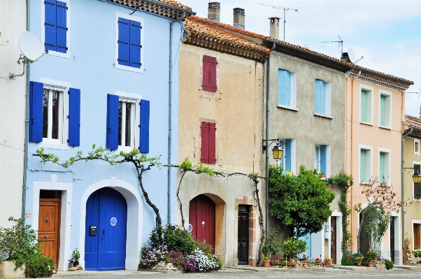 Architecture street villa house Photo