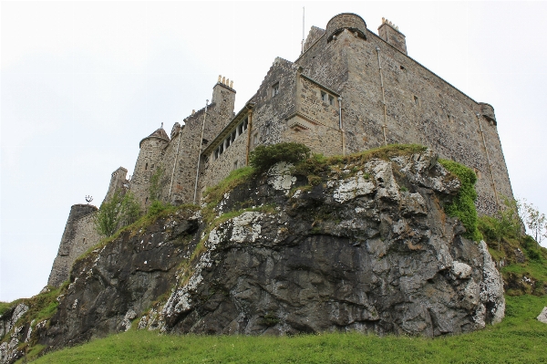 Rock building old mountain range Photo