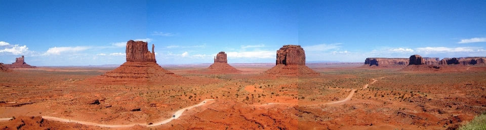 Paisaje rock desierto valle