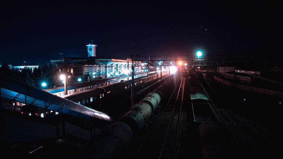 Licht verwischen straße brücke