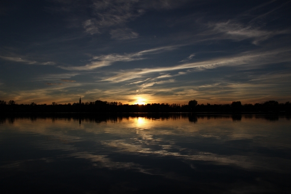 Landscape sea horizon cloud Photo