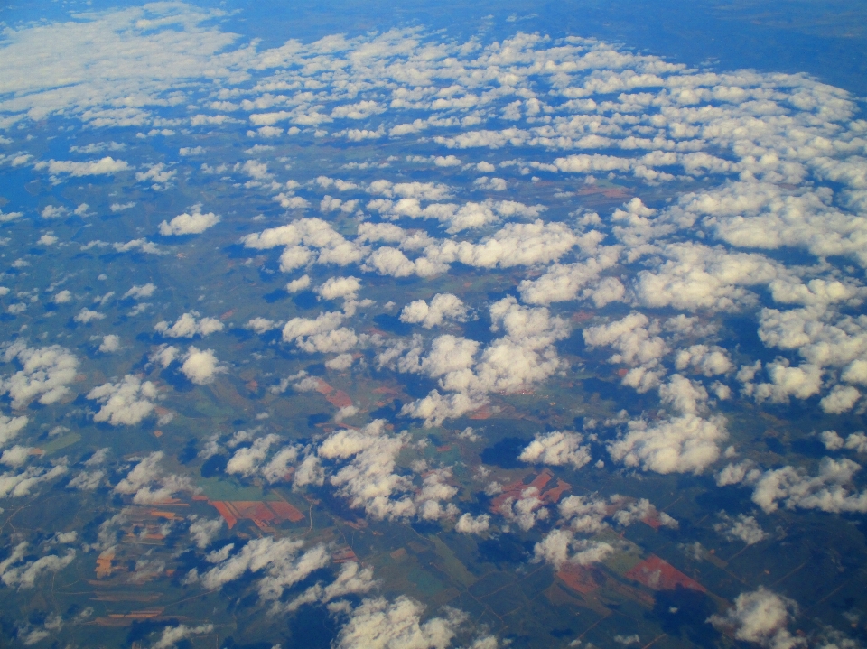 Paisagem horizonte nuvem céu