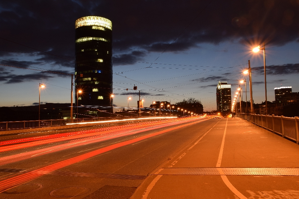 Horizon light architecture sunset