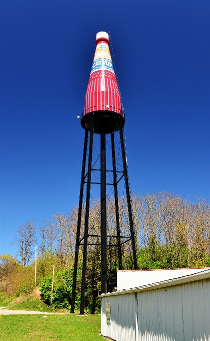 Straße reisen zeichen turm