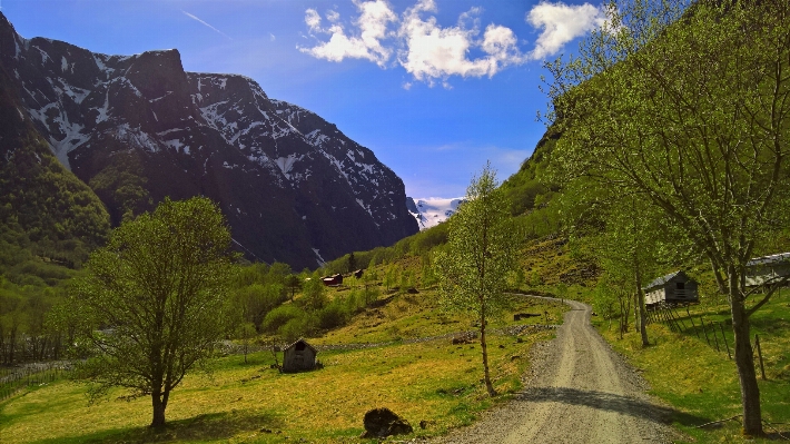 Landscape nature mountain sky Photo