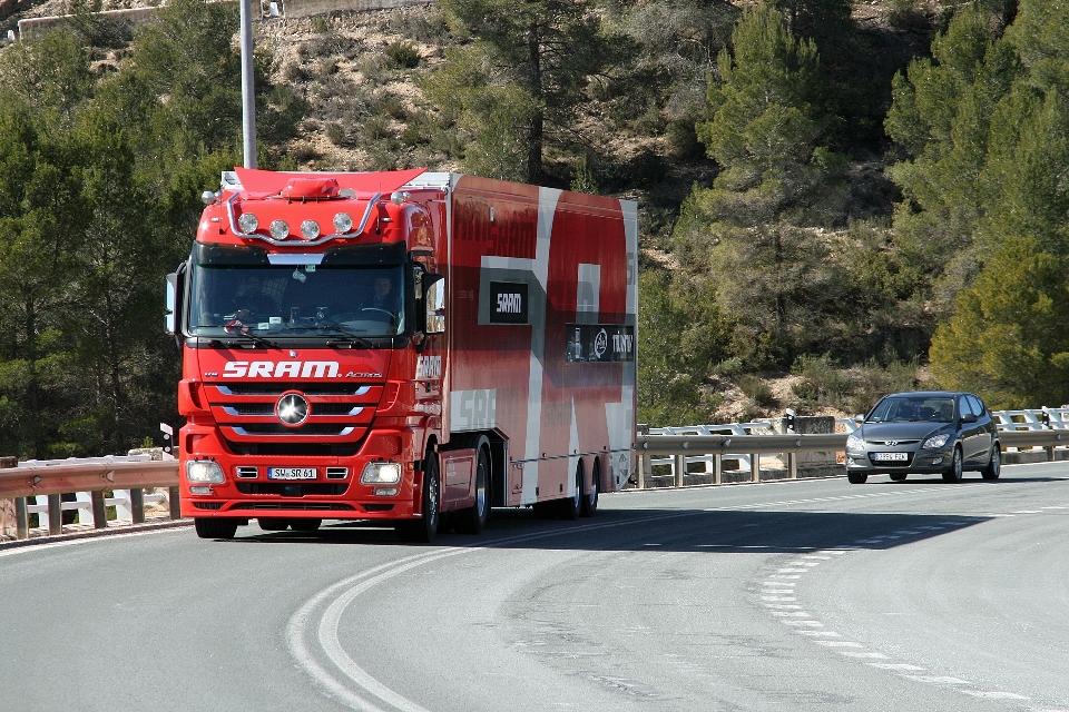 Highway transport truck vehicle