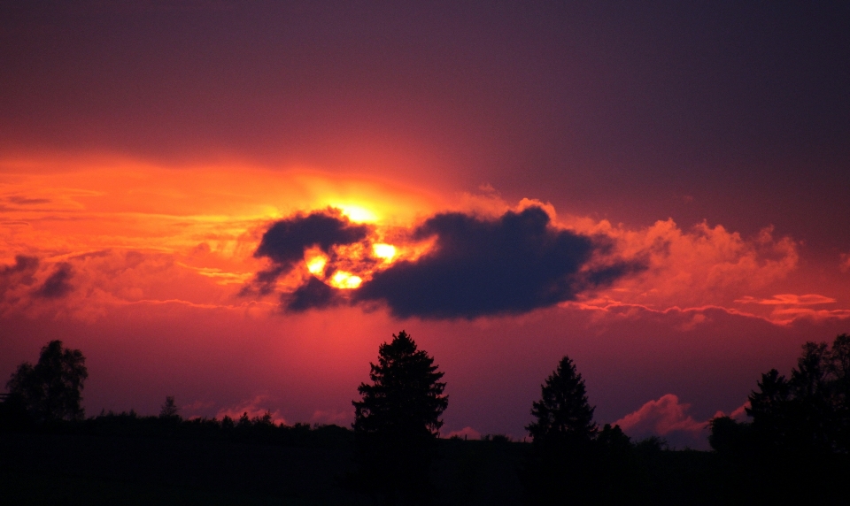 Paysage horizon nuage ciel