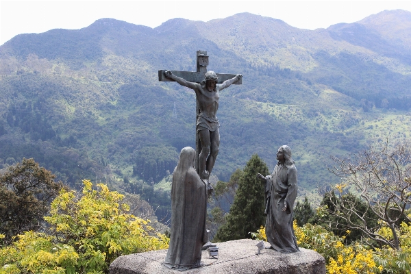 Photo Monument statue mémorial jésus