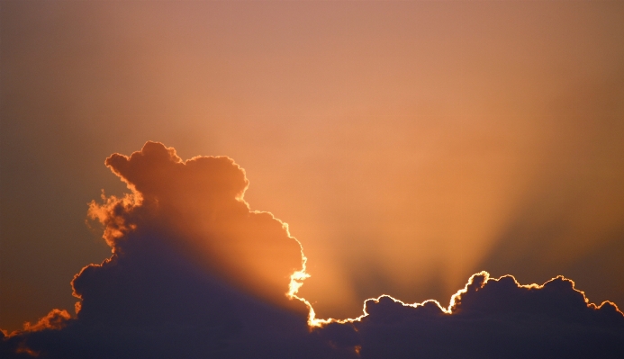 Cloud sky sun sunset Photo