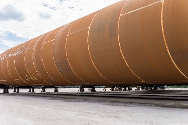 Technology steel line flow Photo