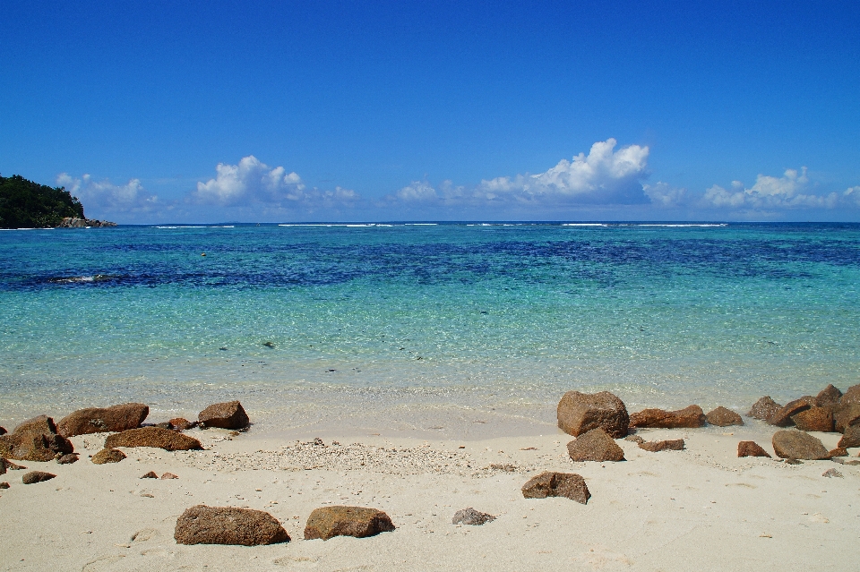 Pantai lanskap laut pesisir