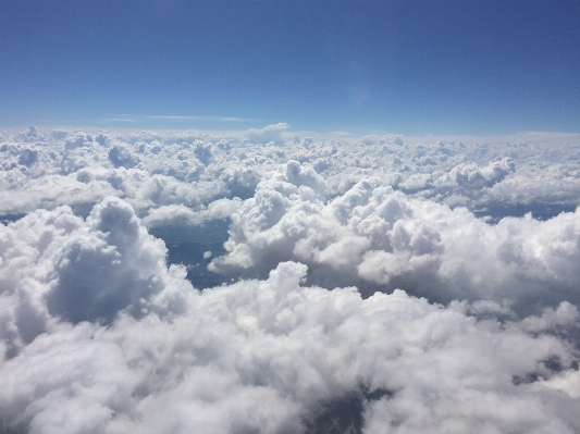 Foto Cakrawala salju awan langit